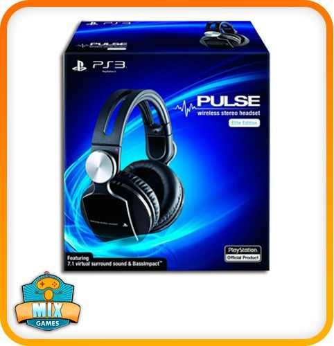 Headset Wireless Stereo Sony 7.1 Pulse Elite Edition Ps3